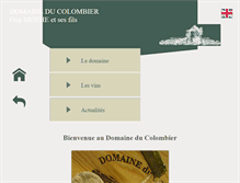 Tablet Screenshot of chabliscolombier.com